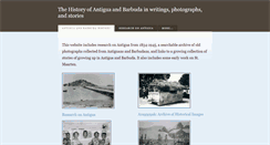 Desktop Screenshot of antiguahistory.net